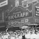 Okay actually this is a different theater—the one where John Dillinger was shot in 1934—but all these people probably ate candy. Photo via AP Images.